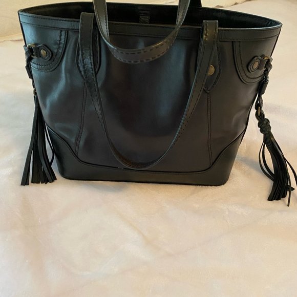 Frye Leather Tote, Melissa Beaded Carryall - Picture 3 of 5